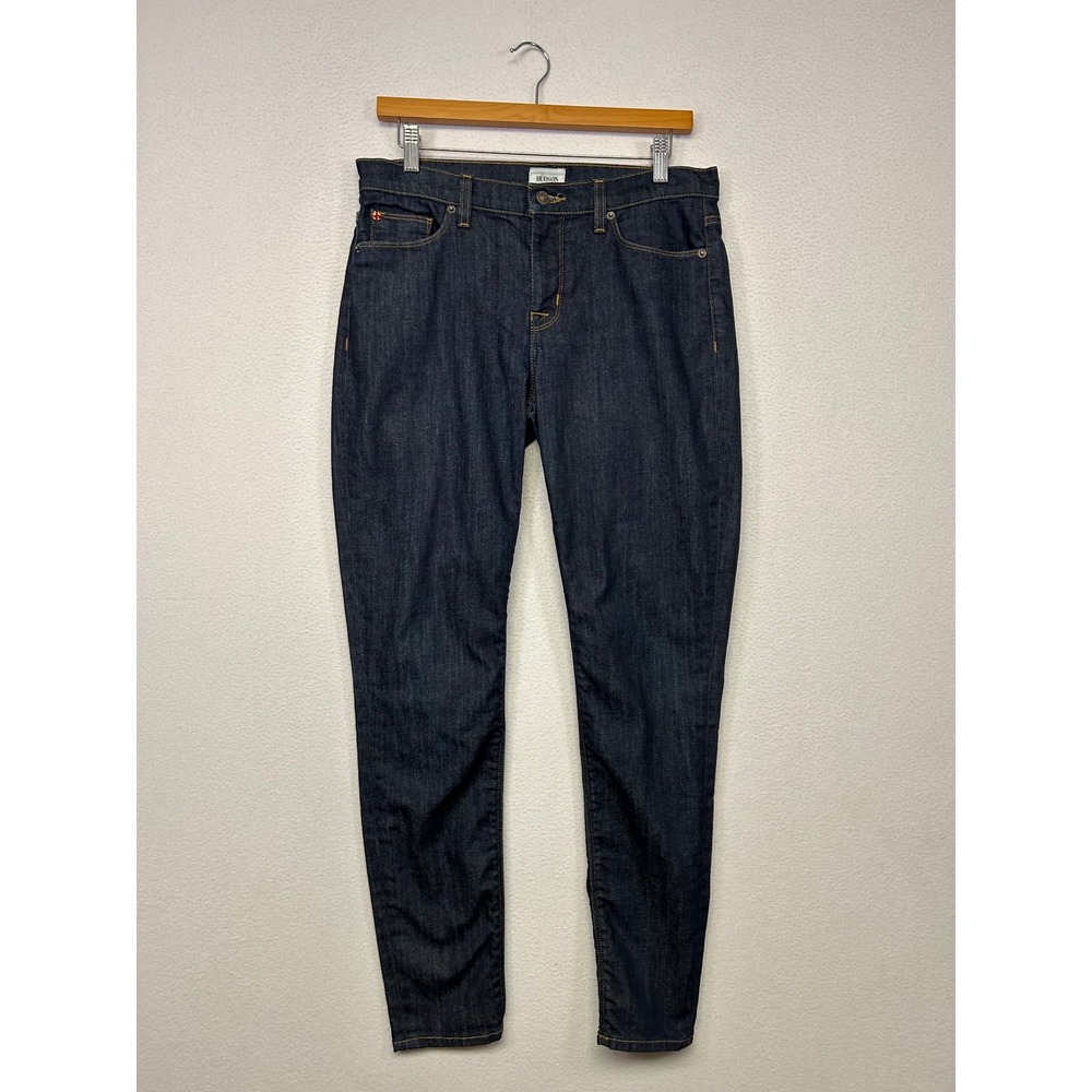 Designer Hudson Womens 29 Reid Dark Wash Nico Midrise Super Skinny Jeans
